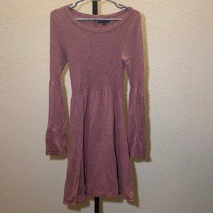 American Eagle Bell Sleeve Mini Sweater Dress